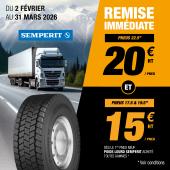 promo pneu poid lourd semperit